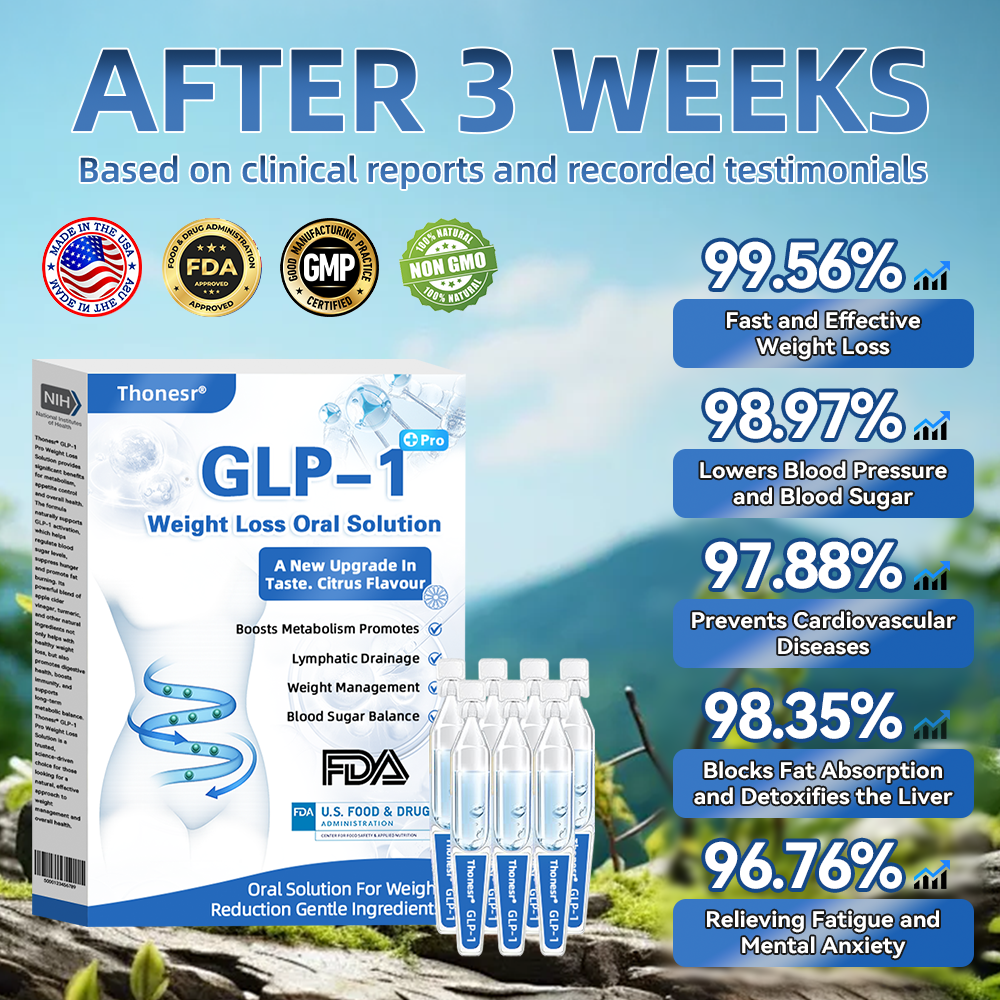 Thonesr® GLP-1 Oral Solution for Weight Loss🌿visible effect, no side 7 days effects, suitable for all age groups