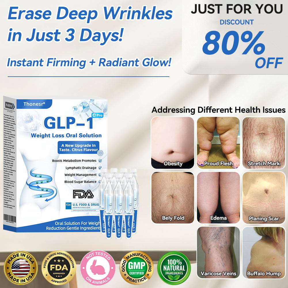 Thonesr® GLP-1 Oral Solution for Weight Loss🌿visible effect, no side 7 days effects, suitable for all age groups
