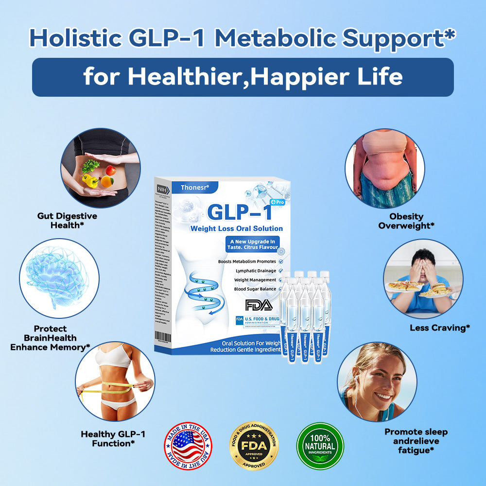 Thonesr® GLP-1 Oral Solution for Weight Loss🌿visible effect, no side 7 days effects, suitable for all age groups