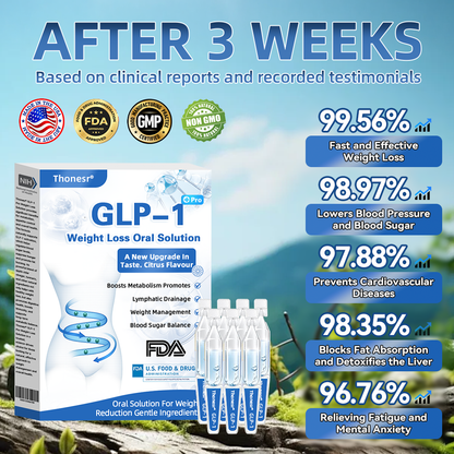Thonesr® GLP-1 Oral Solution for Weight Loss🌿visible effect, no side 7 days effects, suitable for all age groups