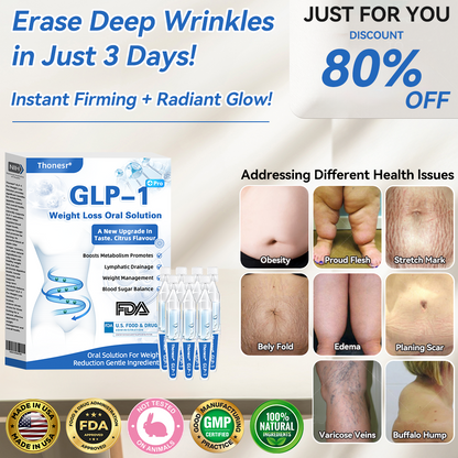 Thonesr® GLP-1 Oral Solution for Weight Loss🌿visible effect, no side 7 days effects, suitable for all age groups
